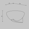 Настенный светильник MAYTONI REGAL MOD537WL-01MG