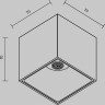 Потолочный светильник MAYTONI ALFA LED C065CL-L12B4K-D